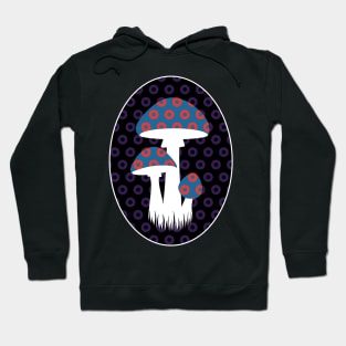 Phish Fishman Donuts Amanita Mushrooms Hoodie